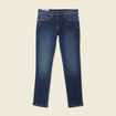Jeans homme slim effet used denim brut homme