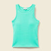 Débardeur 2 en 1 avec brassière intégrée vert turquoise femme