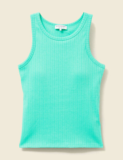 D&eacute;bardeur 2 en 1 avec brassi&egrave;re int&eacute;gr&eacute;e vert turquoise femme