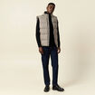 Doudoune sans manches camel homme