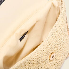 sac tresse sable femme Sac tressé sable femme