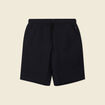 Short droit taille élastiquée noir homme