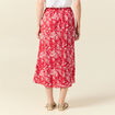 Jupe longue portefeuille rouge femme