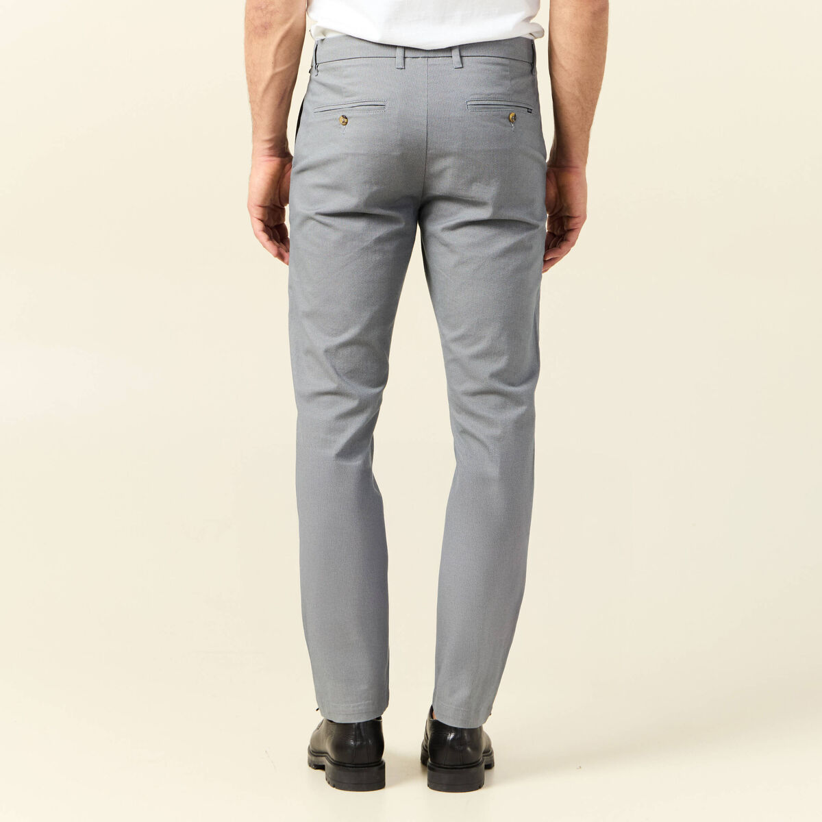 Pantalon slim Instinct chino gris homme