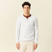 Pull manches longues ecru homme