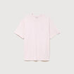 T-shirt en coton manches courtes rose homme