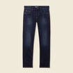 Jeans straight longueur 32 denim brut homme