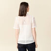 T-shirt manches courtes ecru femme