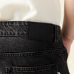 Jeans large 5 poches denim snow noir homme