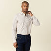 Chemise manches longues gris homme