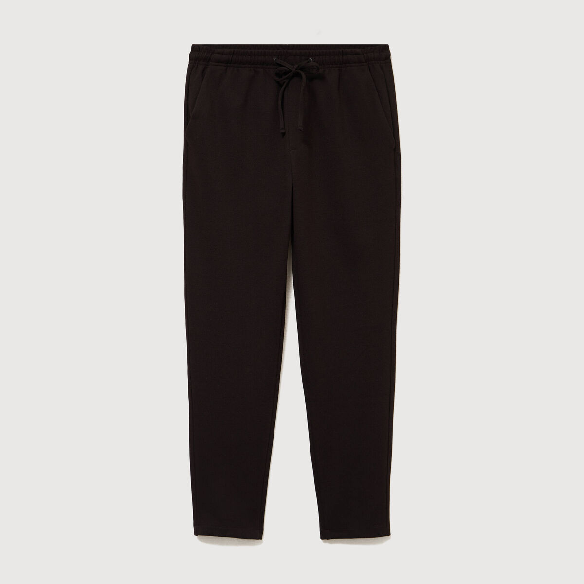Pantalon chino jogger marron homme
