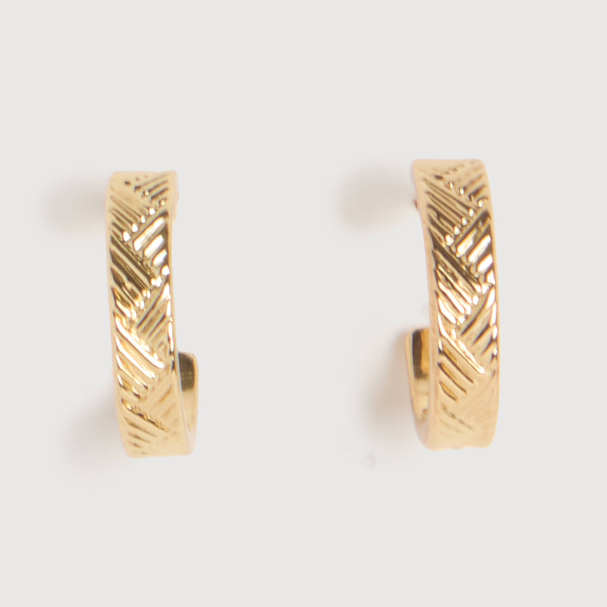 Boucles d'oreilles couleur or femme
