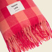 &Eacute;charpe rose corail femme