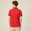 Polo manches courtes orange foncé homme