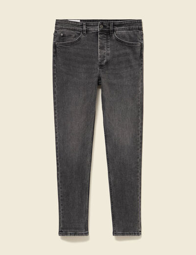 Jeans Noir H&M Coupe Tapered Regular Taille M - Occasion Très Bon état