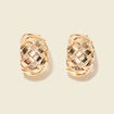 Boucles d'oreilles clous couleur or femme