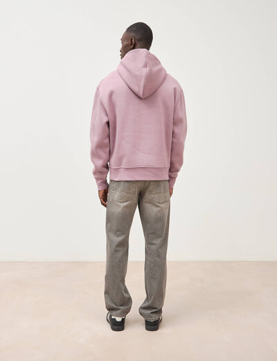 Sweat ample &agrave; capuche manches longues parme homme