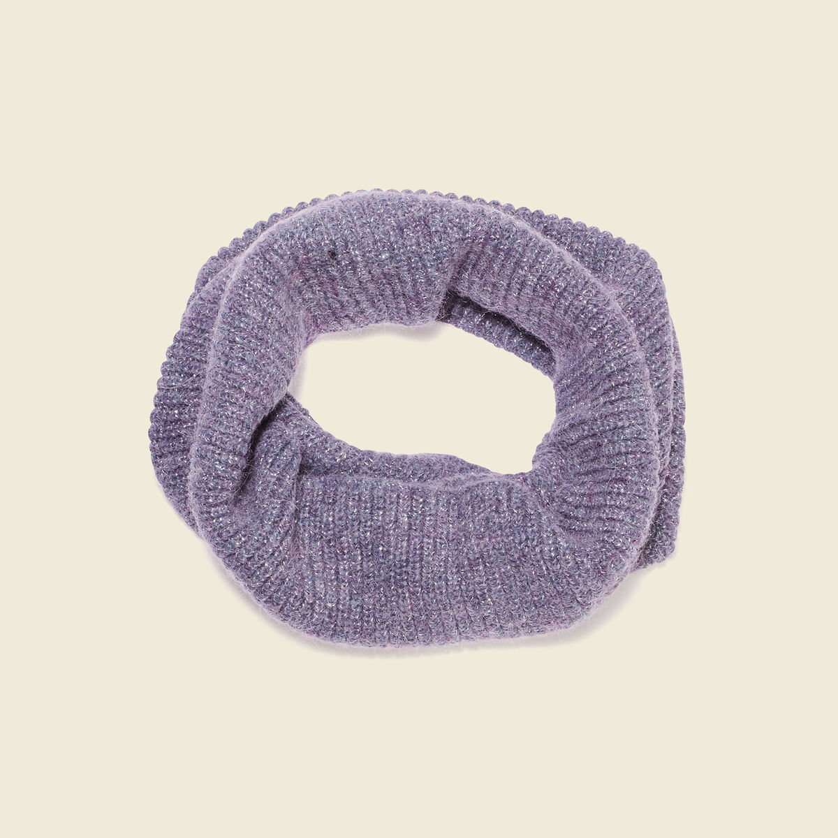 Snood tricoté fabriqué en France gris foncé femme