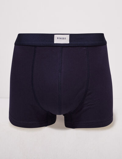 Lot 2 boxers bleu marine homme