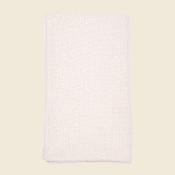 echarpe tricotee creme femme Écharpe tricotée creme femme