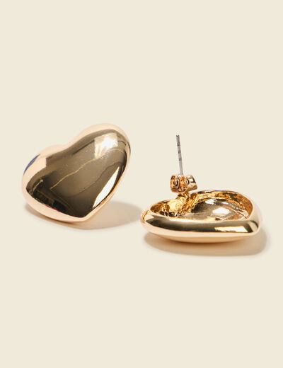 Boucles d'oreilles couleur or femme