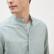 Chemise manches longues vert clair homme