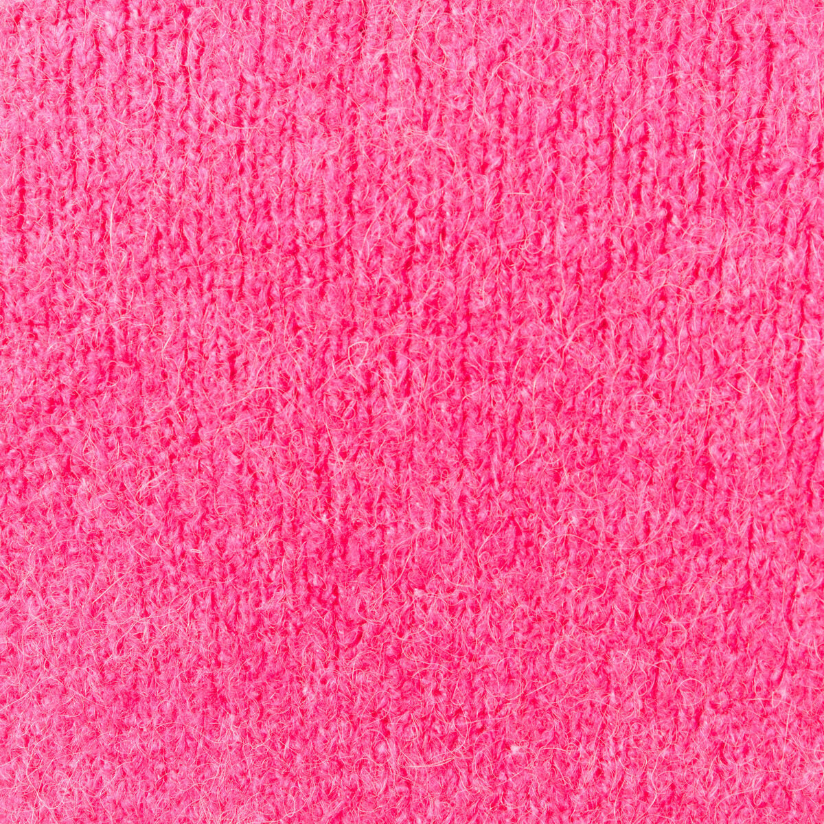Pull manches longues col rond rose femme