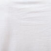 T-shirt droit col rond manches courtes blanc femme