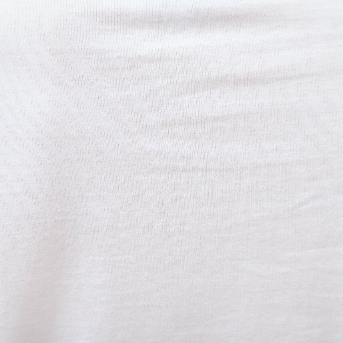T-shirt droit col rond manches courtes blanc femme