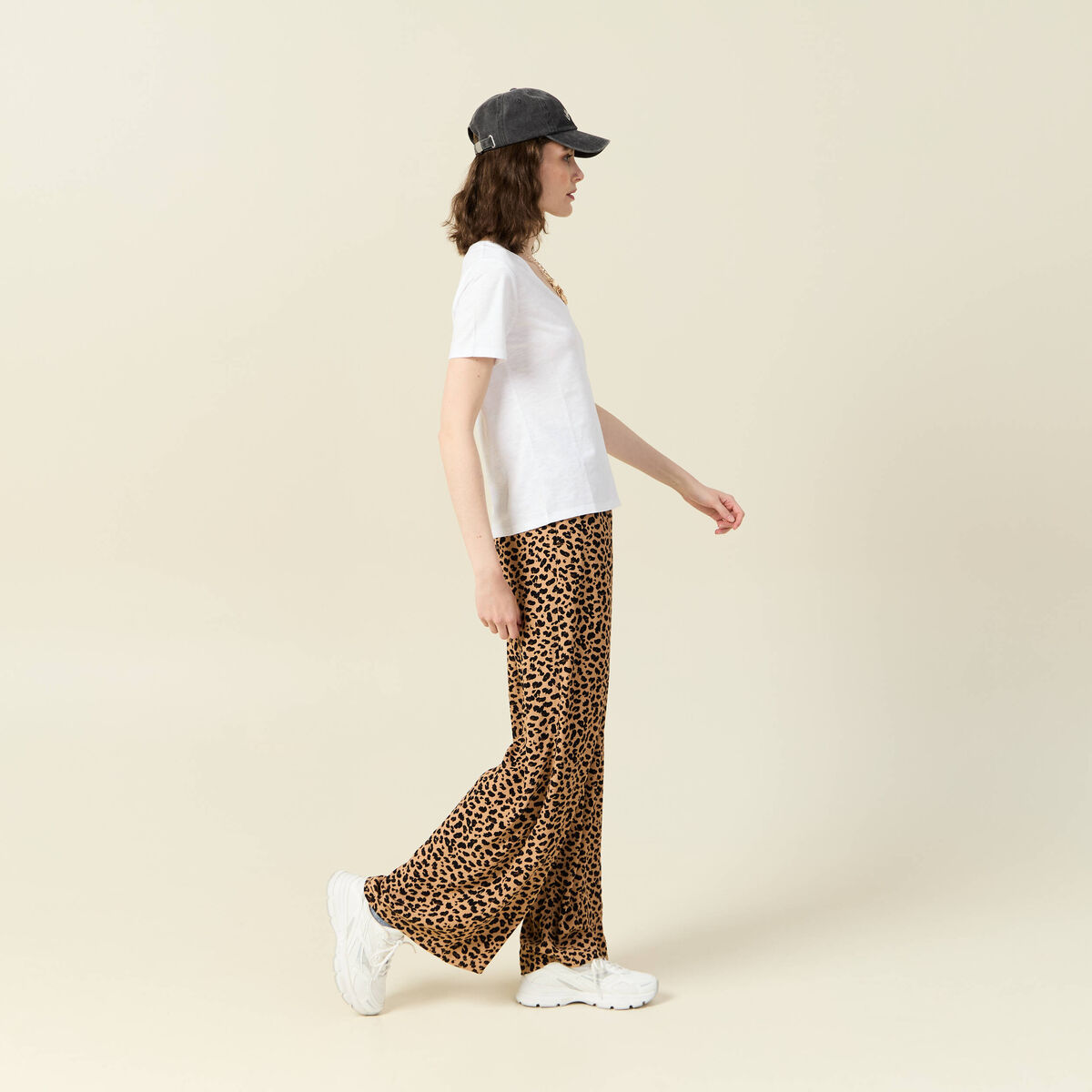 T-shirt manches courtes blanc femme