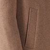 Manteau avec capuche amovible vert kaki homme