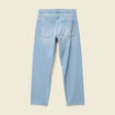 Chino droit longueur 32 coton denim bleach homme