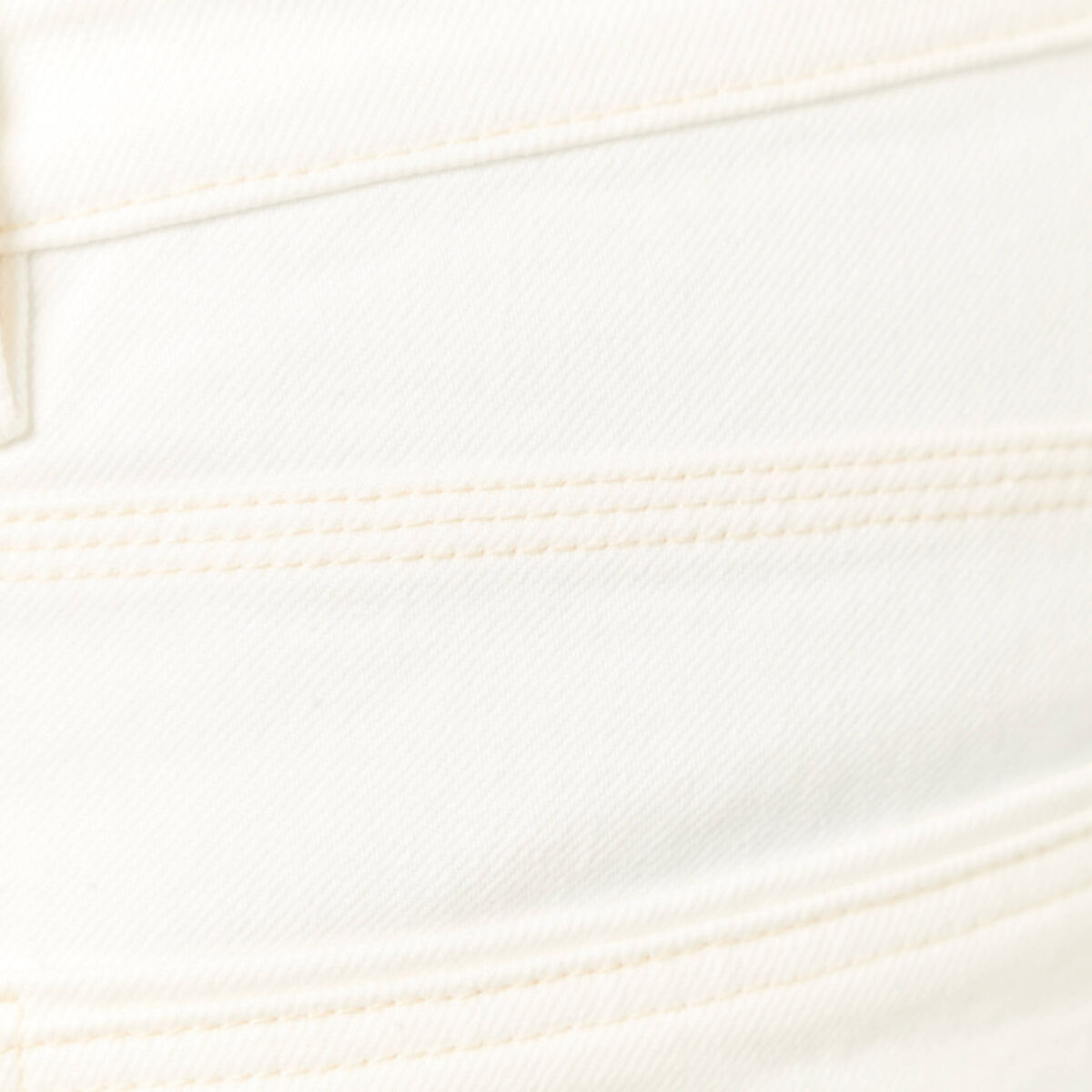 Jeans éco-responsable straight denim blanc homme