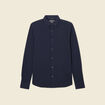 Chemise manches longues bleu marine homme