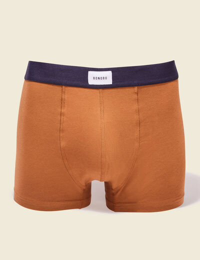 Lot 2 boxers marron homme