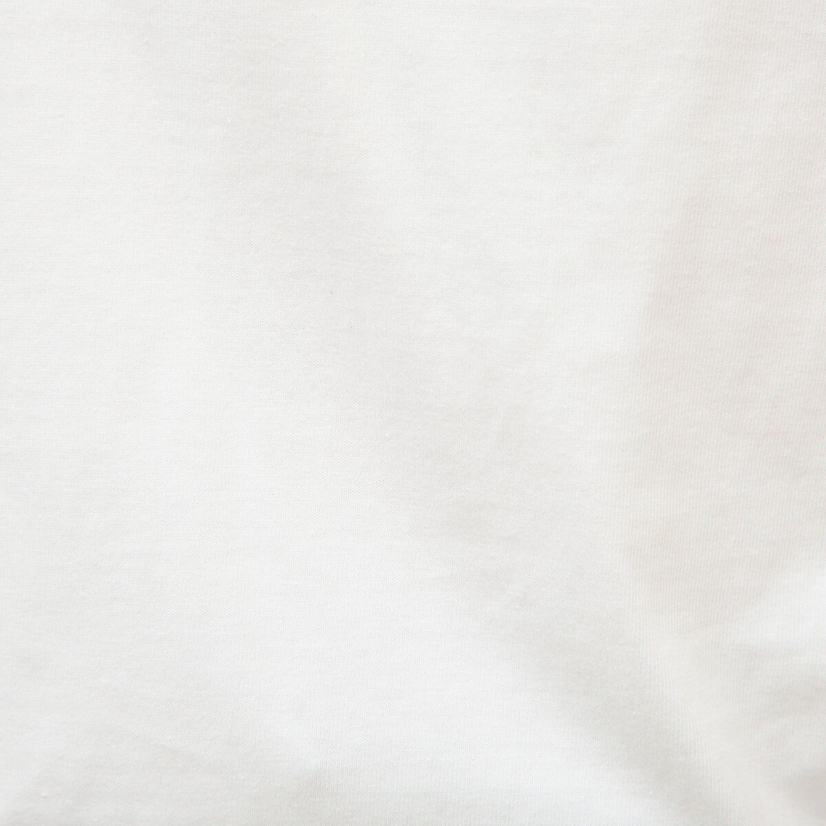 T-shirt print&eacute; en coton manches courtes ecru homme