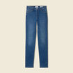 Jeans slim taille haute denim stone femme