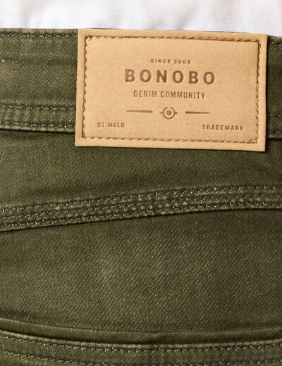 Jeans straight homme used L34 taupe homme