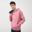 Sweat &agrave; capuche vieux rose homme