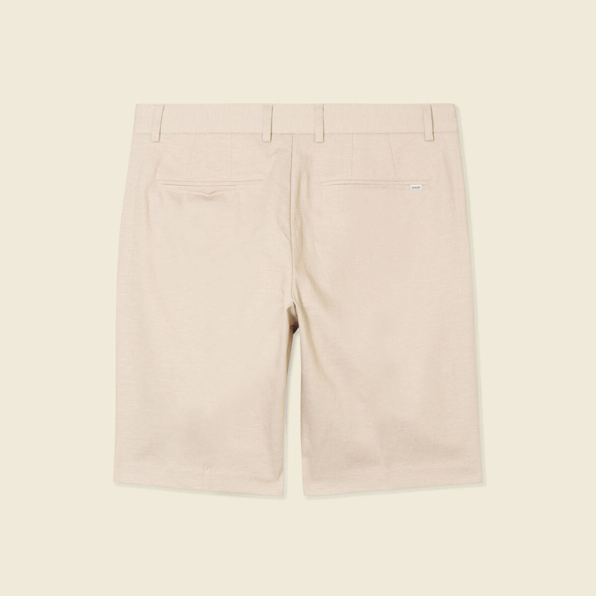 Bermuda droit gris homme