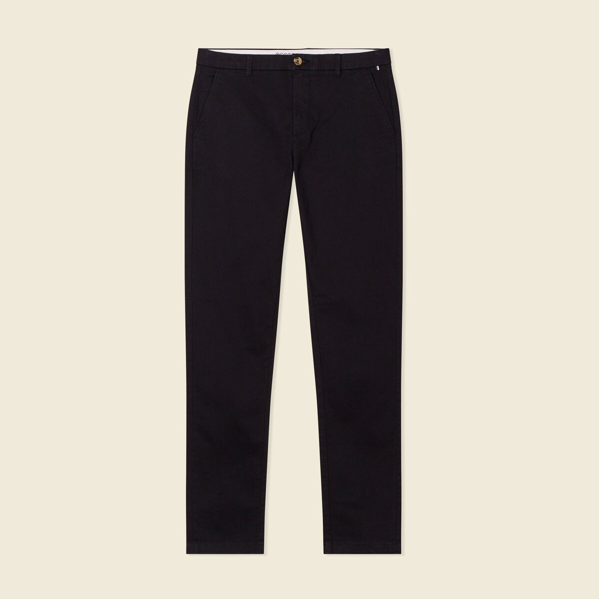 Pantalon chino longueur 32 noir homme