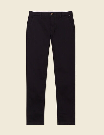 Pantalon chino longueur 32 noir homme