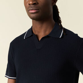 polo manches courtes bleu marine homme Polo manches courtes bleu marine homme