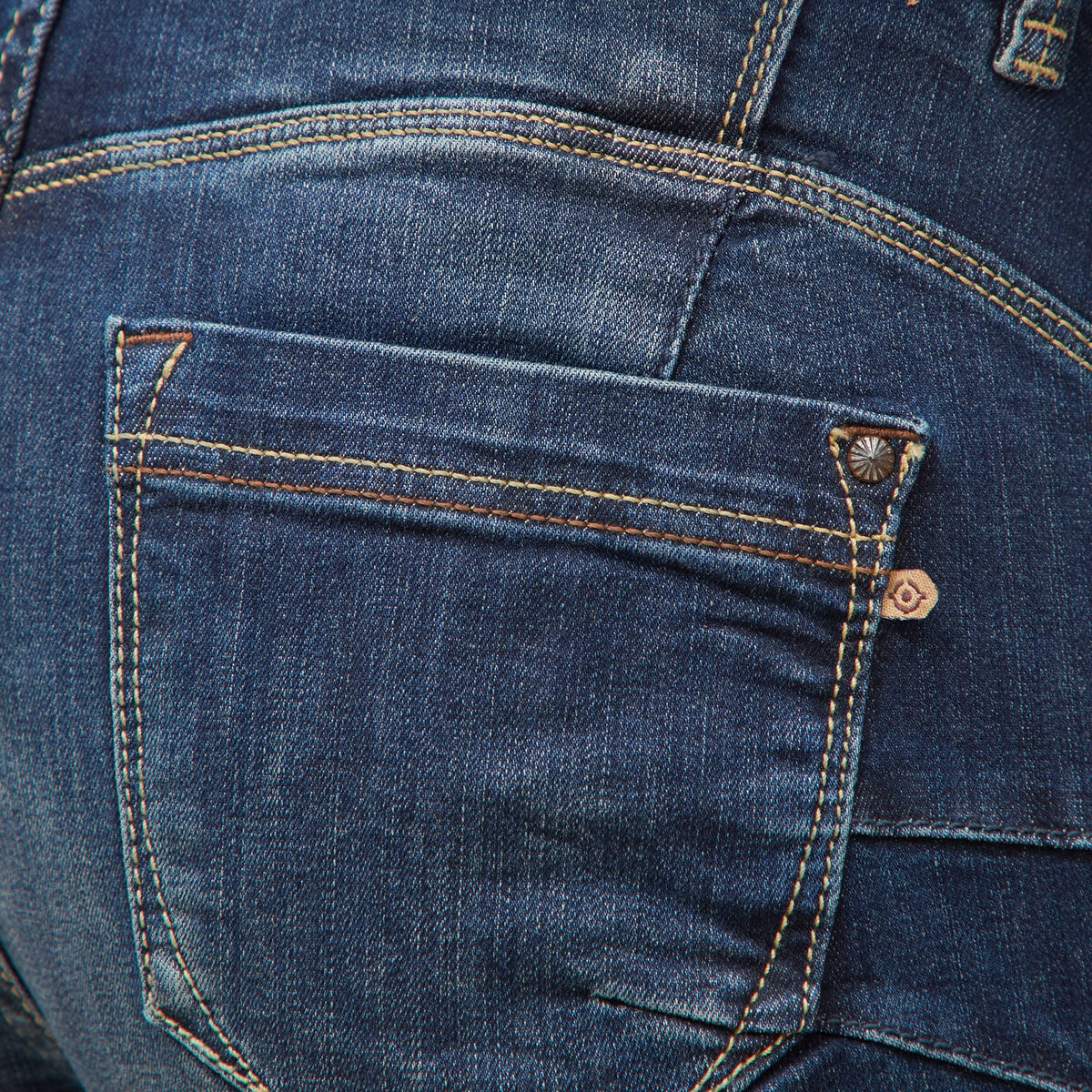Jeans skinny push up 7/8&egrave;me denim brut femme
