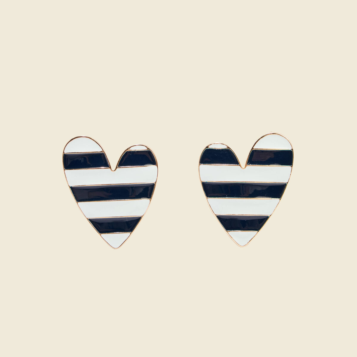 Boucles d'oreilles bleu marine femme