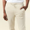 Pantalon jogger élastiqué vert kaki homme