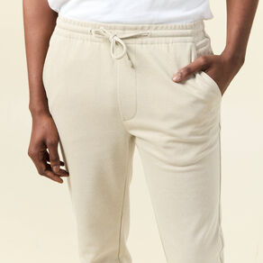 Pantalon jogger élastiqué vert kaki homme