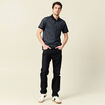 Polo éco-responsable bleu marine homme