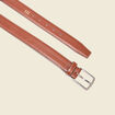 Ceinture en cuir marron homme
