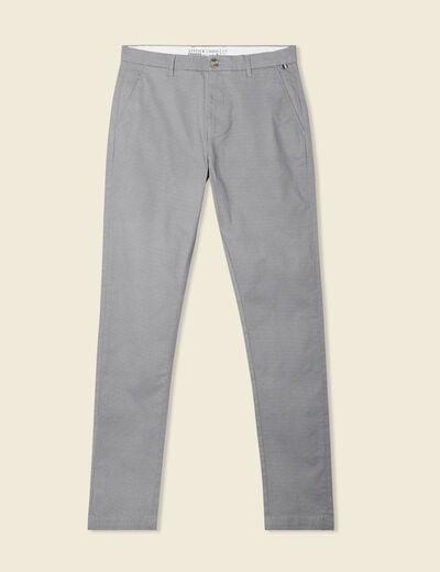 Pantalon slim Instinct chino gris homme